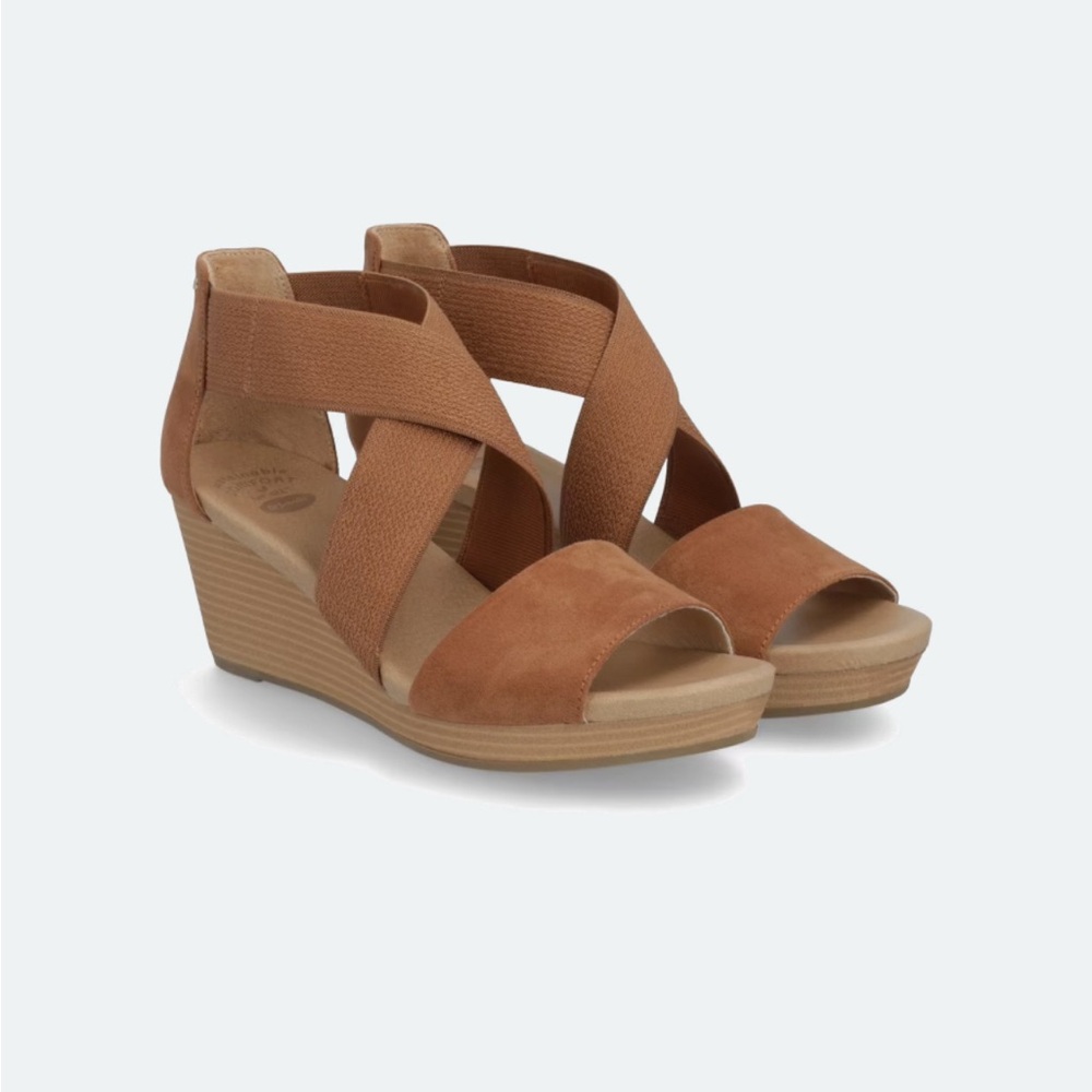 Women's Dr Scholls Tan Wedge Sandals